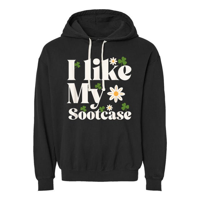 I Like My Suitcase Funny Sootcase Viral Meme Garment-Dyed Fleece Hoodie
