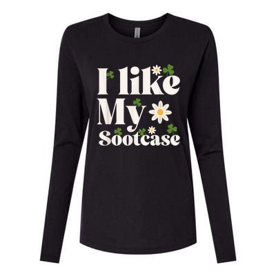 I Like My Suitcase Funny Sootcase Viral Meme Womens Cotton Relaxed Long Sleeve T-Shirt