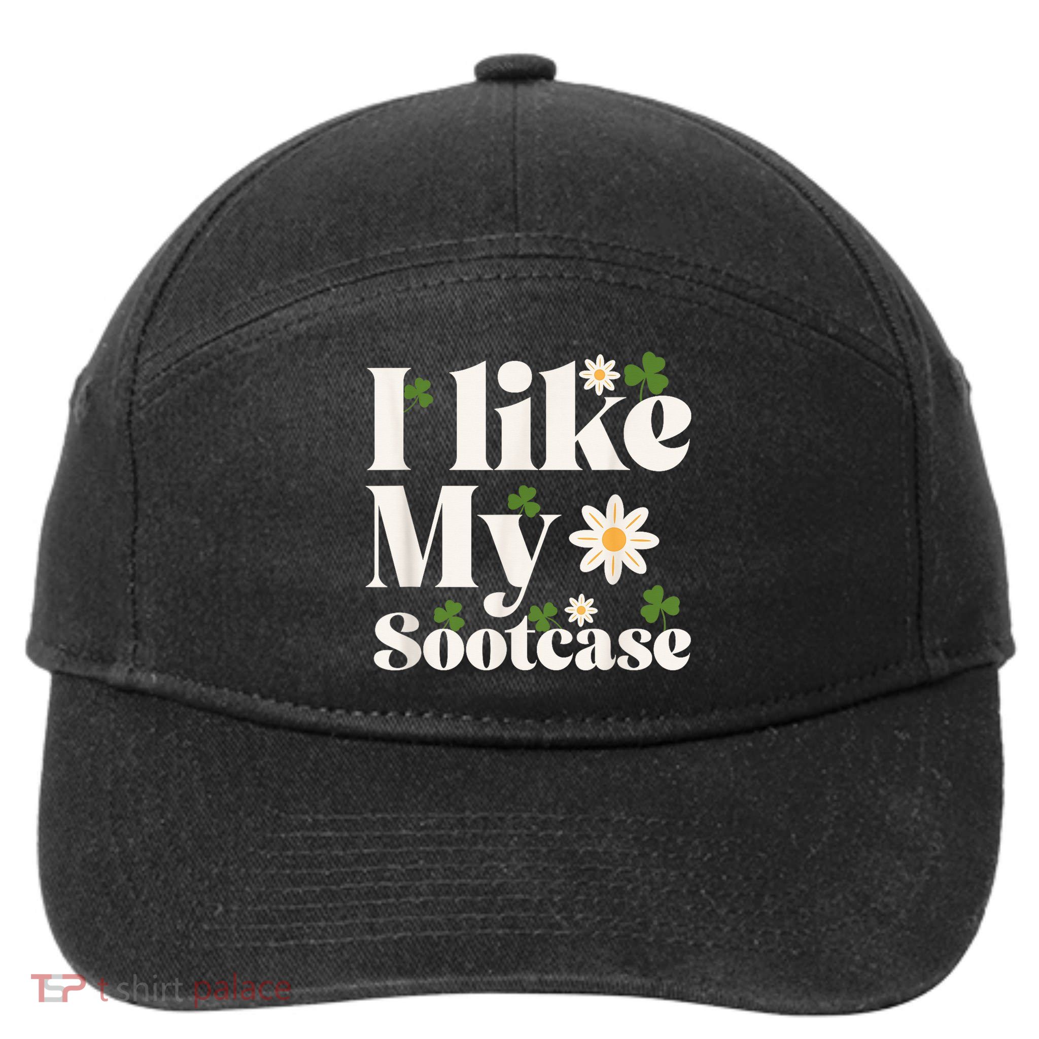 I Like My Suitcase Funny Sootcase Viral Meme 7-Panel Snapback Hat