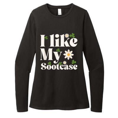 I Like My Suitcase Funny Sootcase Viral Meme Womens CVC Long Sleeve Shirt