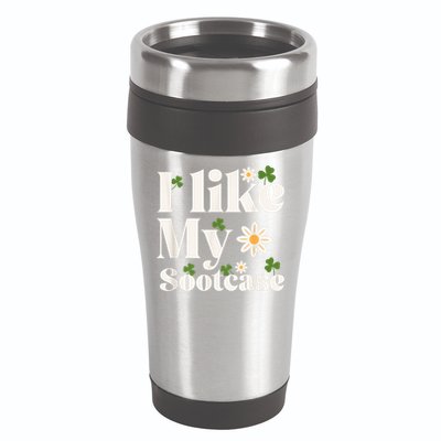 I Like My Suitcase Funny Sootcase Viral Meme 16oz Travel Tumbler