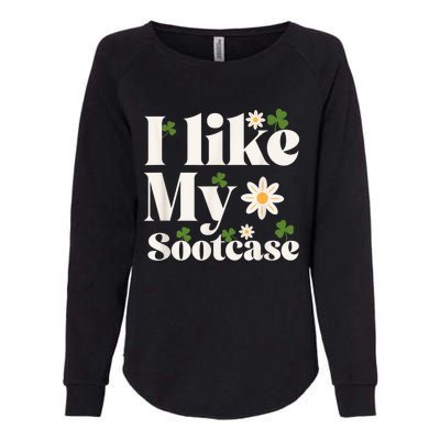 I Like My Suitcase Funny Sootcase Viral Meme Womens California Wash Sweatshirt