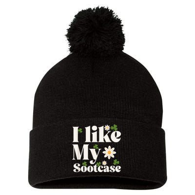 I Like My Suitcase Funny Sootcase Viral Meme Pom Pom 12in Knit Beanie