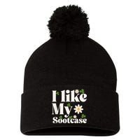 I Like My Suitcase Funny Sootcase Viral Meme Pom Pom 12in Knit Beanie
