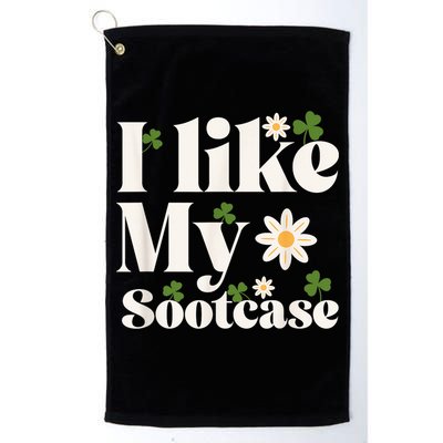 I Like My Suitcase Funny Sootcase Viral Meme Golf Towel