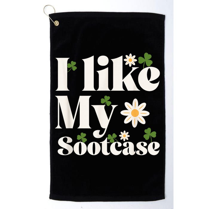 I Like My Suitcase Funny Sootcase Viral Meme Golf Towel