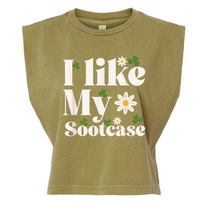 I Like My Suitcase Funny Sootcase Viral Meme Garment-Dyed Women's Muscle Tee