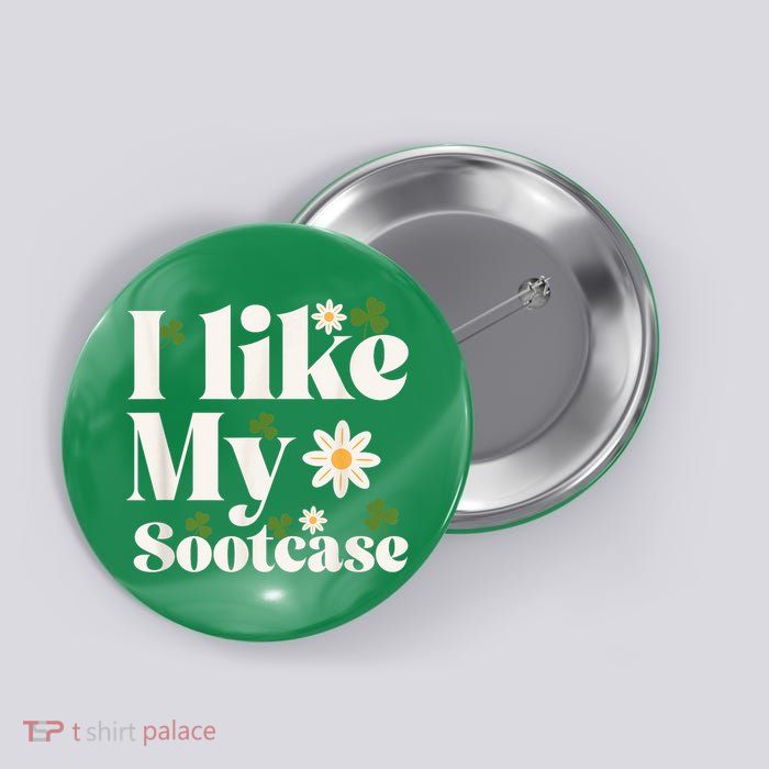 I Like My Suitcase Funny Sootcase Viral Meme Button