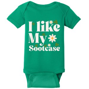 I Like My Suitcase Funny Sootcase Viral Meme Baby Bodysuit