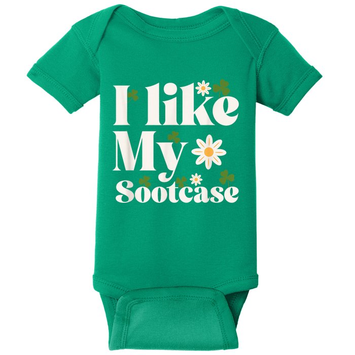 I Like My Suitcase Funny Sootcase Viral Meme Baby Bodysuit