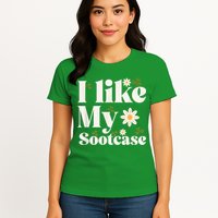 I Like My Suitcase Funny Sootcase Viral Meme Womens T-Shirt