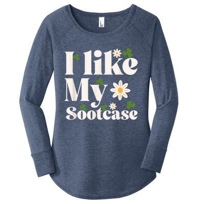 I Like My Suitcase Funny Sootcase Viral Meme Women's Perfect Tri Tunic Long Sleeve Shirt