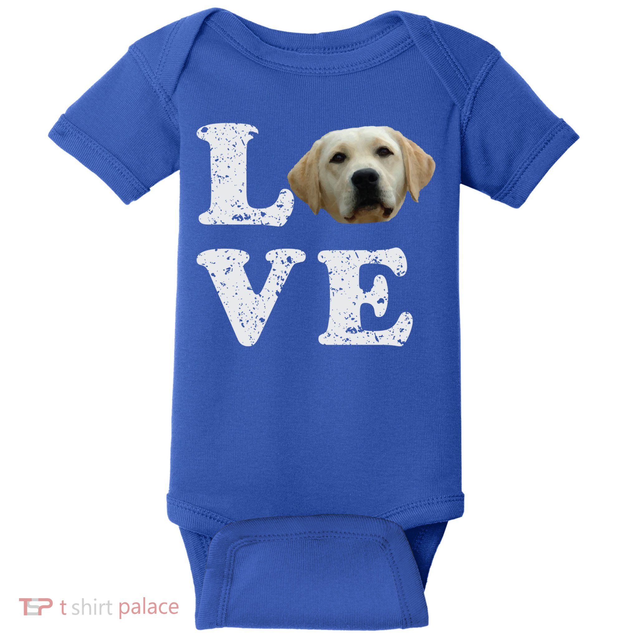 I Love My Yellow Lab Funny Gift Labrador Retriever Dog Gift Baby Bodysuit