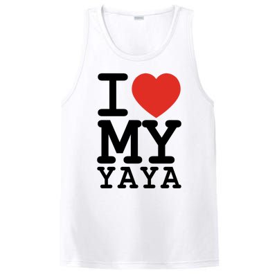 I Love My Yaya Family Matching Valentines Day Cool Gift PosiCharge Competitor Tank