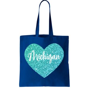 I Love Michigan Usa Heart Great Gift Tote Bag