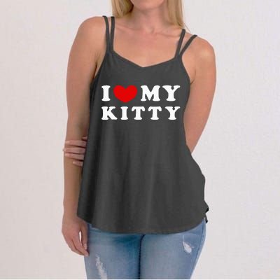 I Love My Kitty Women's Strappy Tank