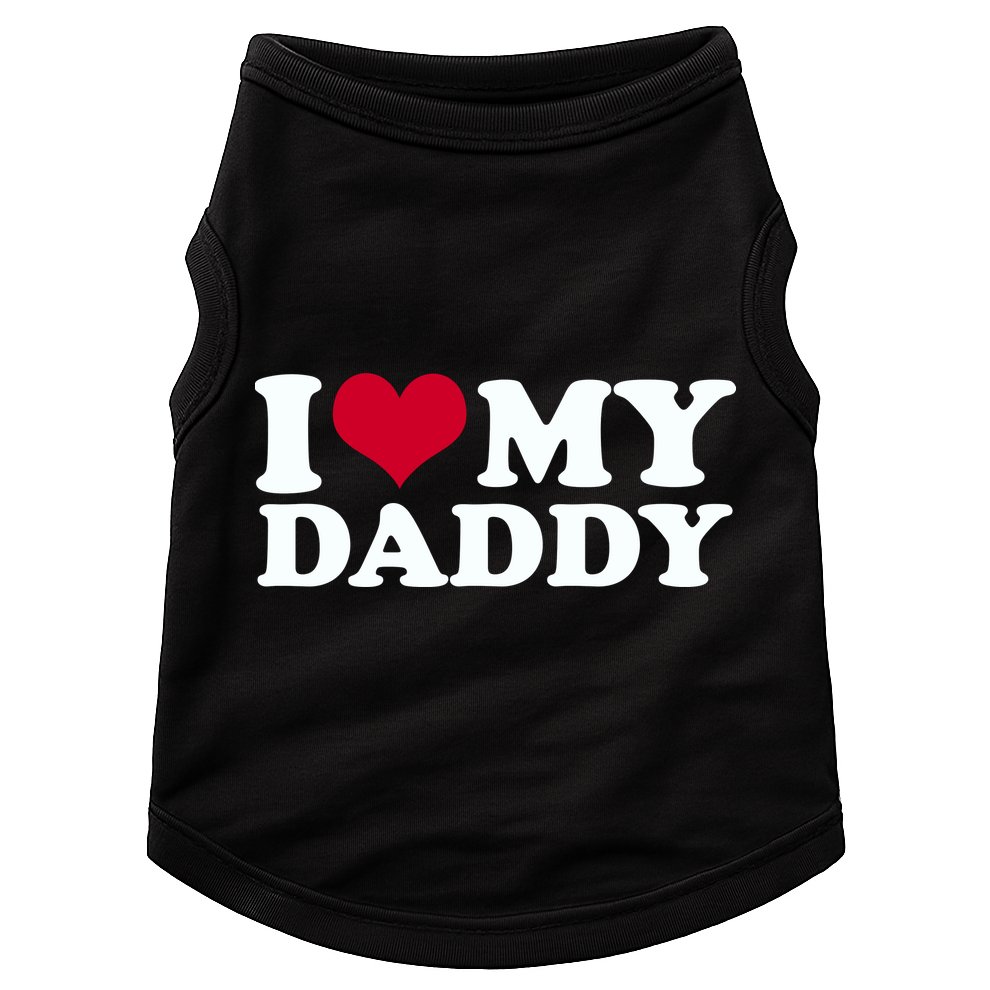 I Love My Daddy Doggie Tank