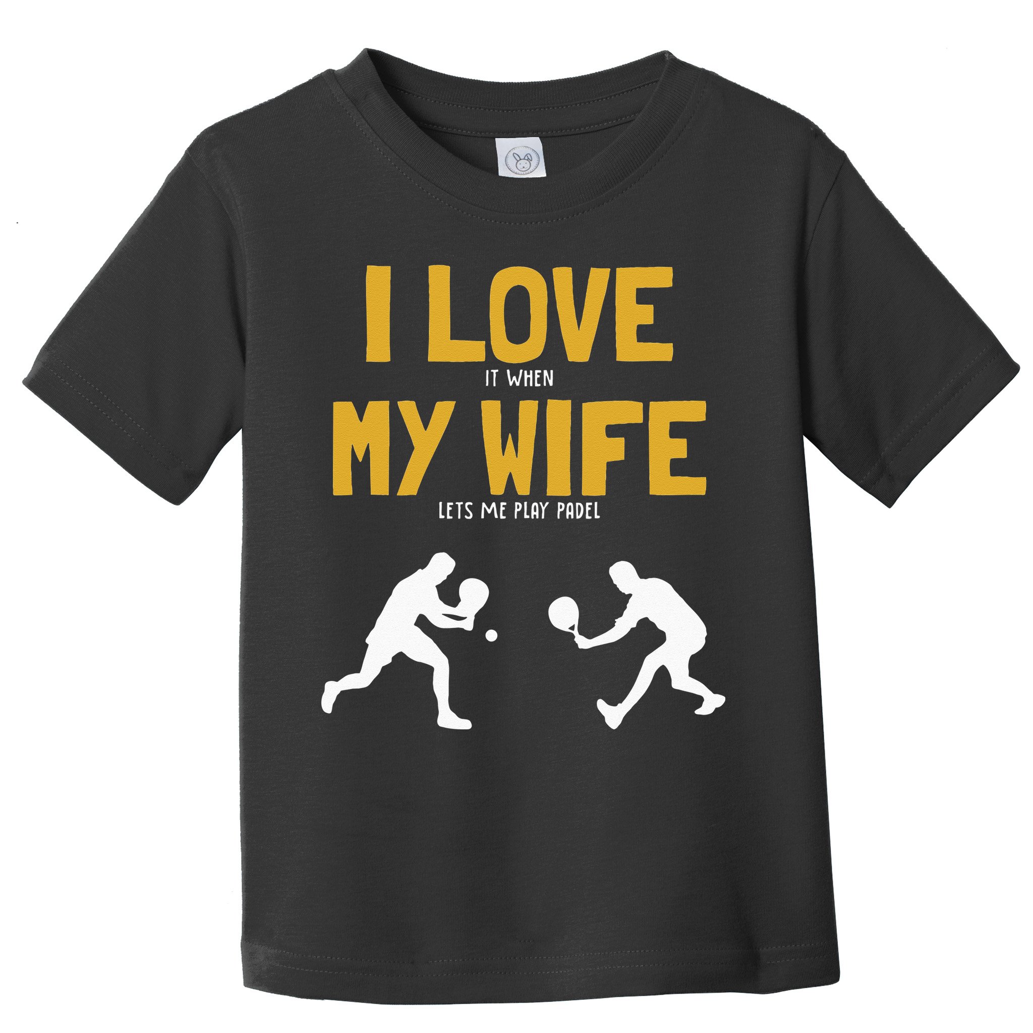 I Love My Wife Padel Platform Tennis Paddleball Padel Toddler T-Shirt