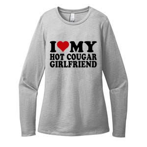 I Love My Hot Cougar Girlfriend I Heart My Cougar Girlfriend Womens CVC Long Sleeve Shirt