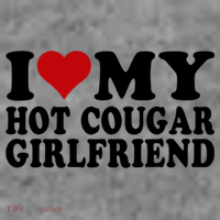 I Love My Hot Cougar Girlfriend I Heart My Cougar Girlfriend Baby Bodysuit