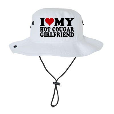 I Love My Hot Cougar Girlfriend I Heart My Cougar Girlfriend Legacy Cool Fit Booney Bucket Hat