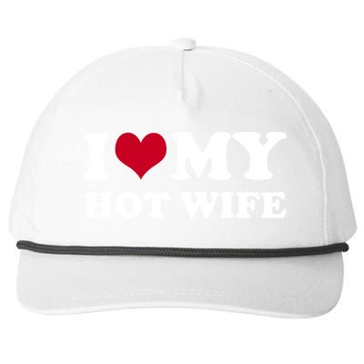 I Love My Hot Wife Cute Gift Snapback Five-Panel Rope Hat