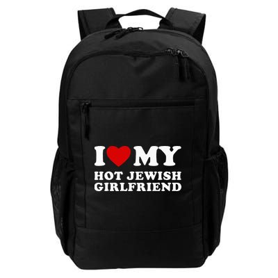 I Love My Hot Jewish Girlfriend I Heart My Hot GF  Backpack