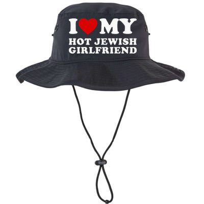 I Love My Hot Jewish Girlfriend I Heart My Hot GF  Bucket Hat