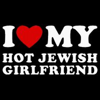 I Love My Hot Jewish Girlfriend I Heart My Hot GF  Womens Tank Top