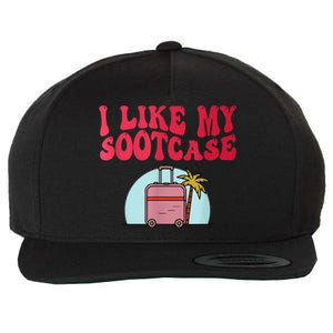 I Like My Sootcase Funny Travel Bag Humor Wool Snapback Cap