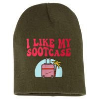 I Like My Sootcase Funny Travel Bag Humor Short Acrylic Beanie