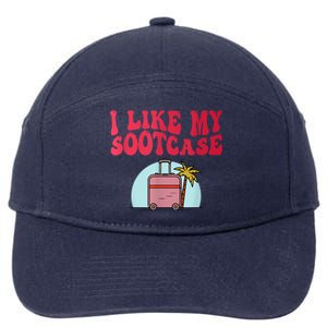 I Like My Sootcase Funny Travel Bag Humor 7-Panel Snapback Hat