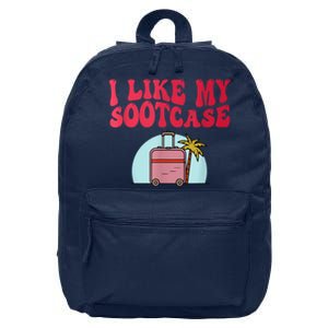 I Like My Sootcase Funny Travel Bag Humor 16 in Basic Backpack