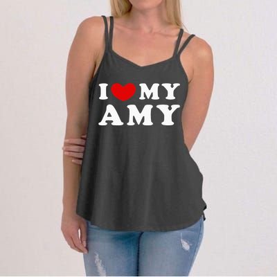 I Love My Amy I Heart My Amy Women's Strappy Tank