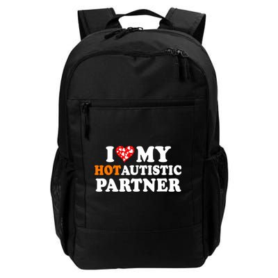 I Love My Hot Autistic Partner Cute Valentines Day Backpack