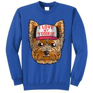 I Love My Yorkie Cute Dog Mom Gift Sweatshirt