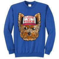 I Love My Yorkie Cute Dog Mom Gift Sweatshirt