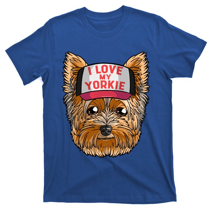 I Love My Yorkie Cute Dog Mom Gift T-Shirt