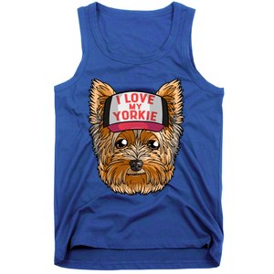 I Love My Yorkie Cute Dog Mom Gift Tank Top