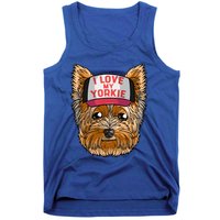 I Love My Yorkie Cute Dog Mom Gift Tank Top