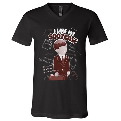 I Like My Suitcase Trump Sootcase Viral Meme V-Neck T-Shirt
