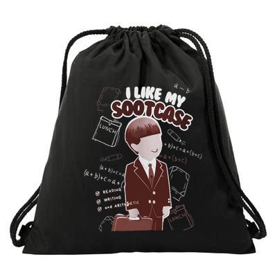 I Like My Suitcase Trump Sootcase Viral Meme Drawstring Bag