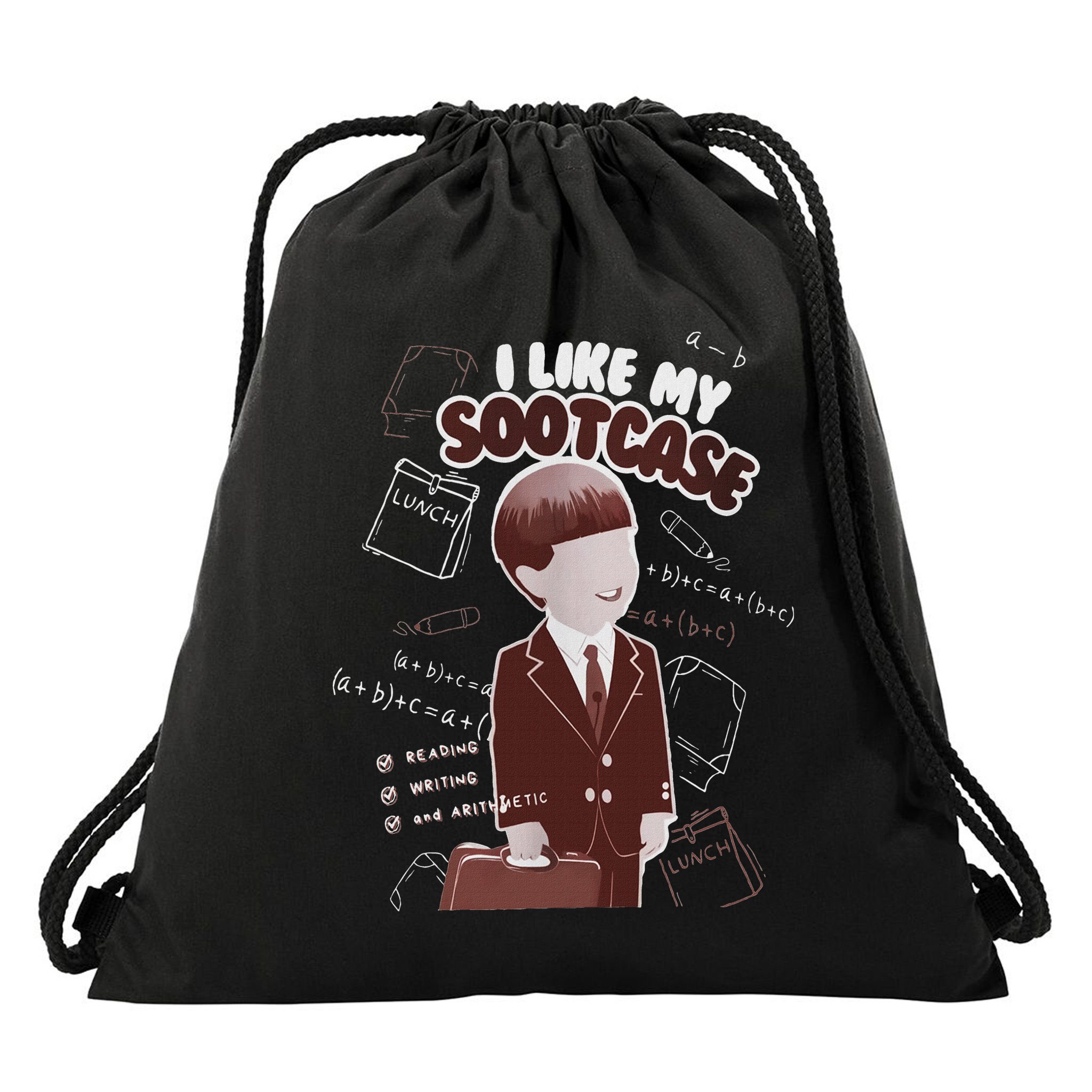 I Like My Suitcase Trump Sootcase Viral Meme Drawstring Bag