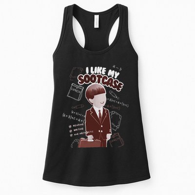 I Like My Suitcase Trump Sootcase Viral Meme Womens Tank Top
