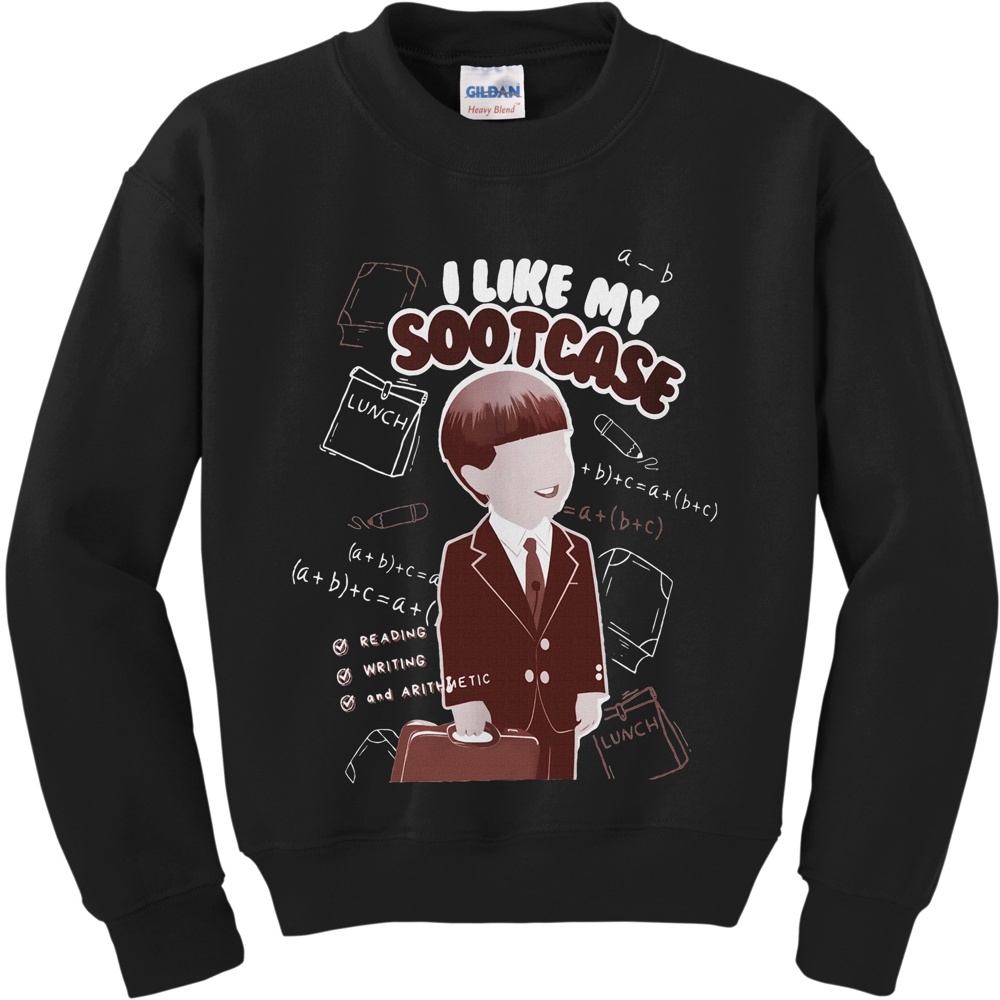 I Like My Suitcase Trump Sootcase Viral Meme Kids Sweatshirt