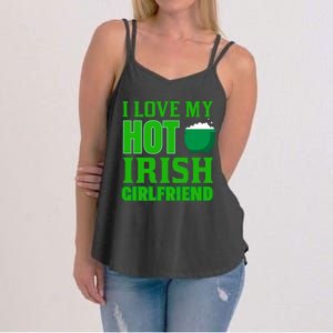 I Love My Hot Irish Girlfriend Women's Strappy Tank