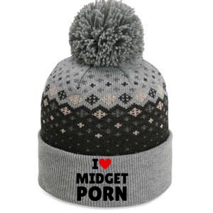 I Love Midget Porn The Baniff Cuffed Pom Beanie