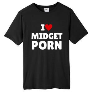 I Love Midget Porn Tall Fusion ChromaSoft Performance T-Shirt