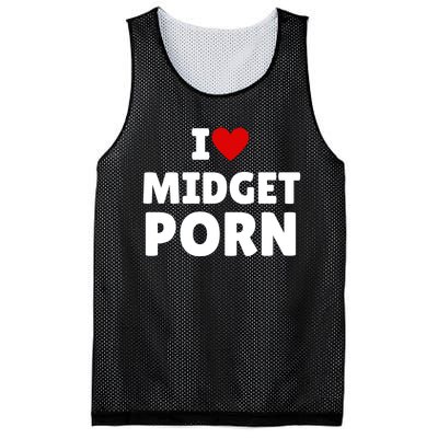 I Love Midget Porn Mesh Reversible Basketball Jersey Tank