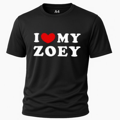 I Love My Zoey Performance Shirt